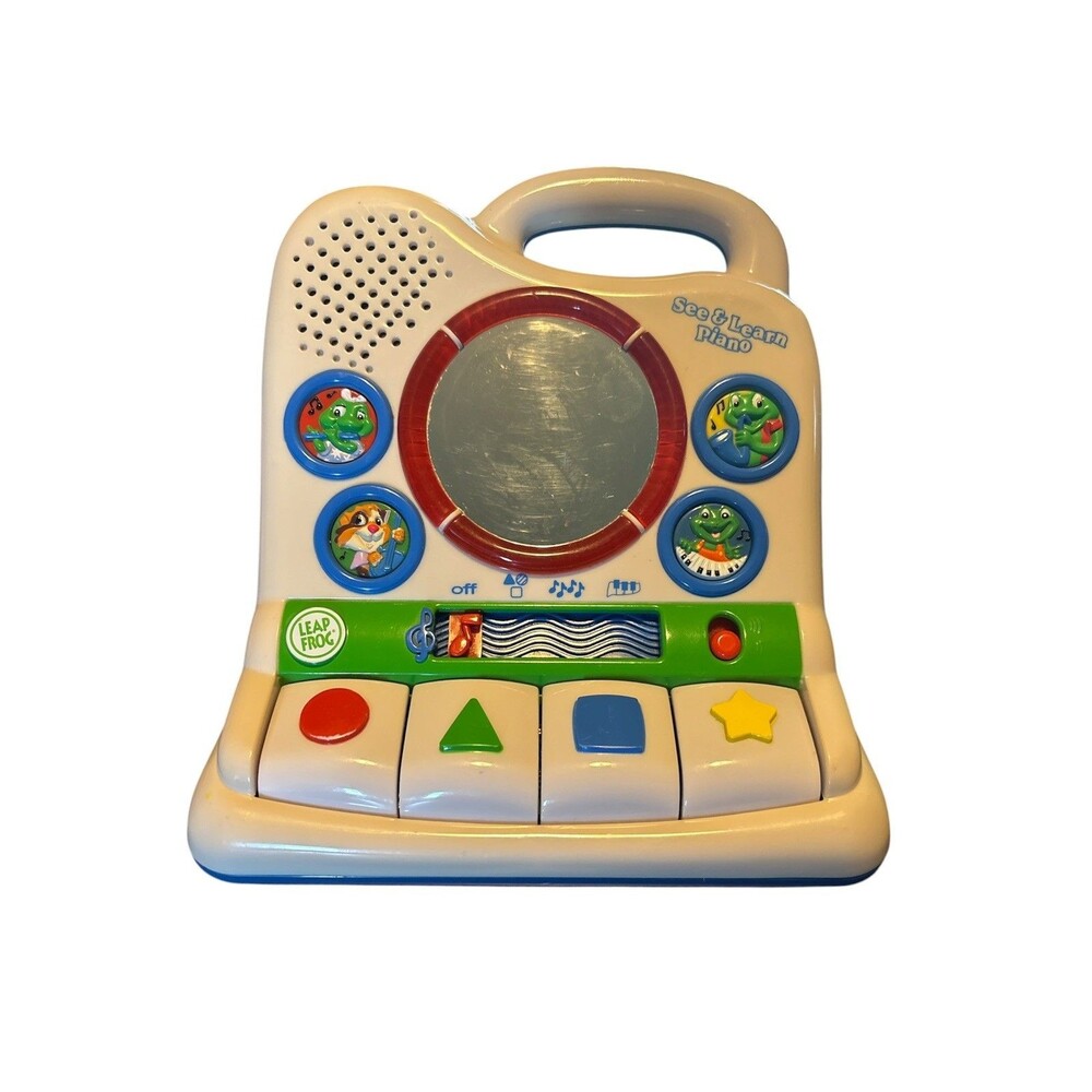 Vintage Leap Frog See & Learn Piano 2001 Baby Toy Mirror Piano Tested Music